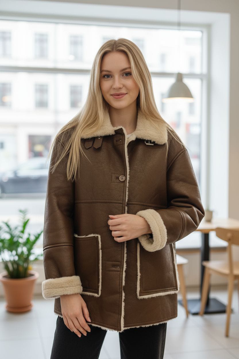 ABRIGO EFECTO PIEL PREMIUM