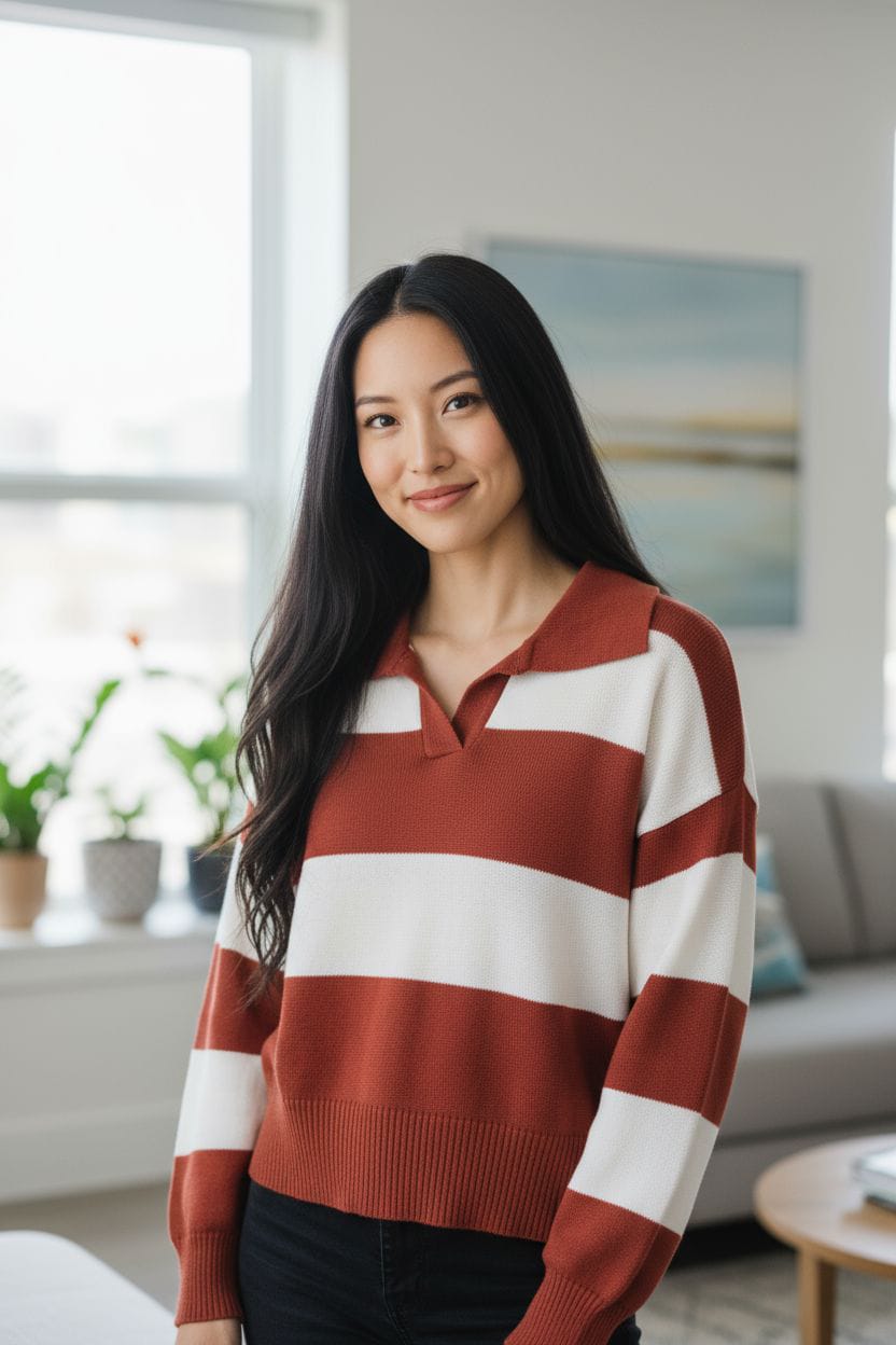 KNITWEAR CAMISA A RAYAS