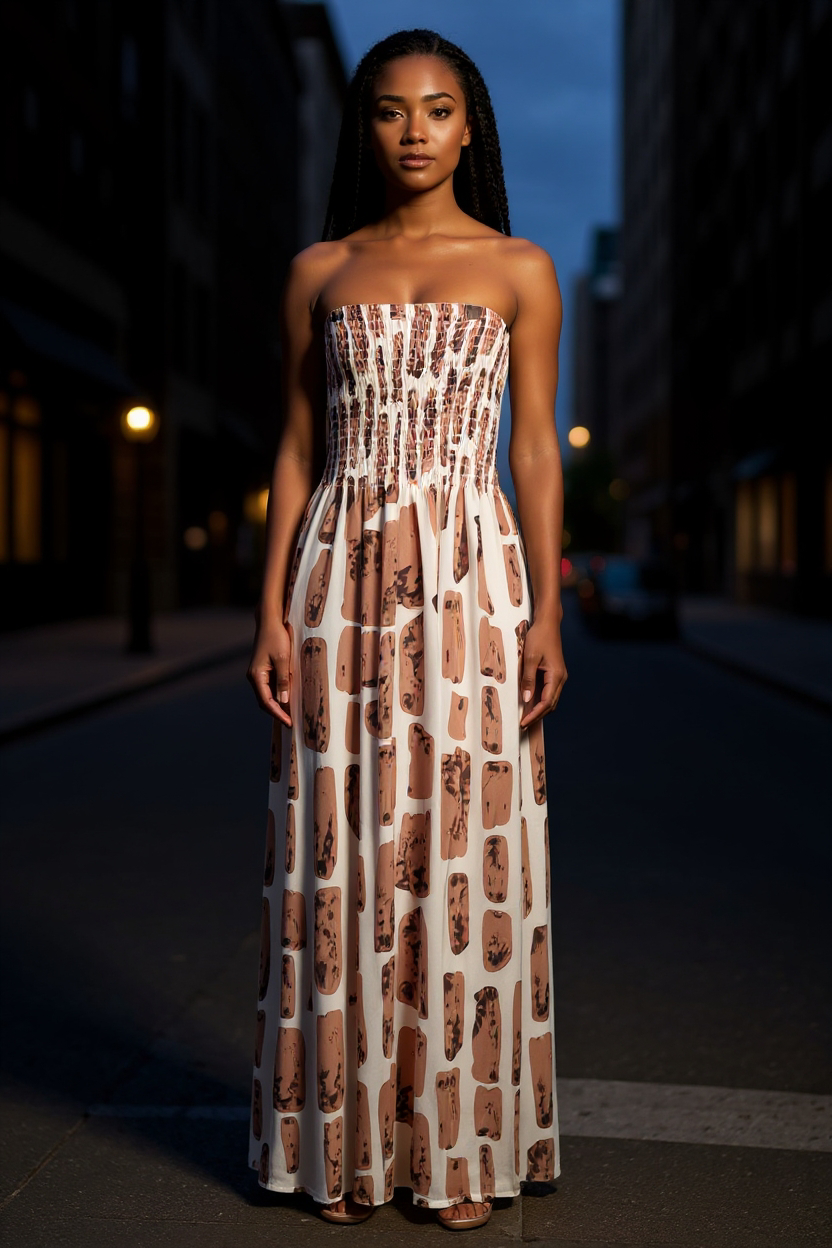 VESTIDO STRAPLESS