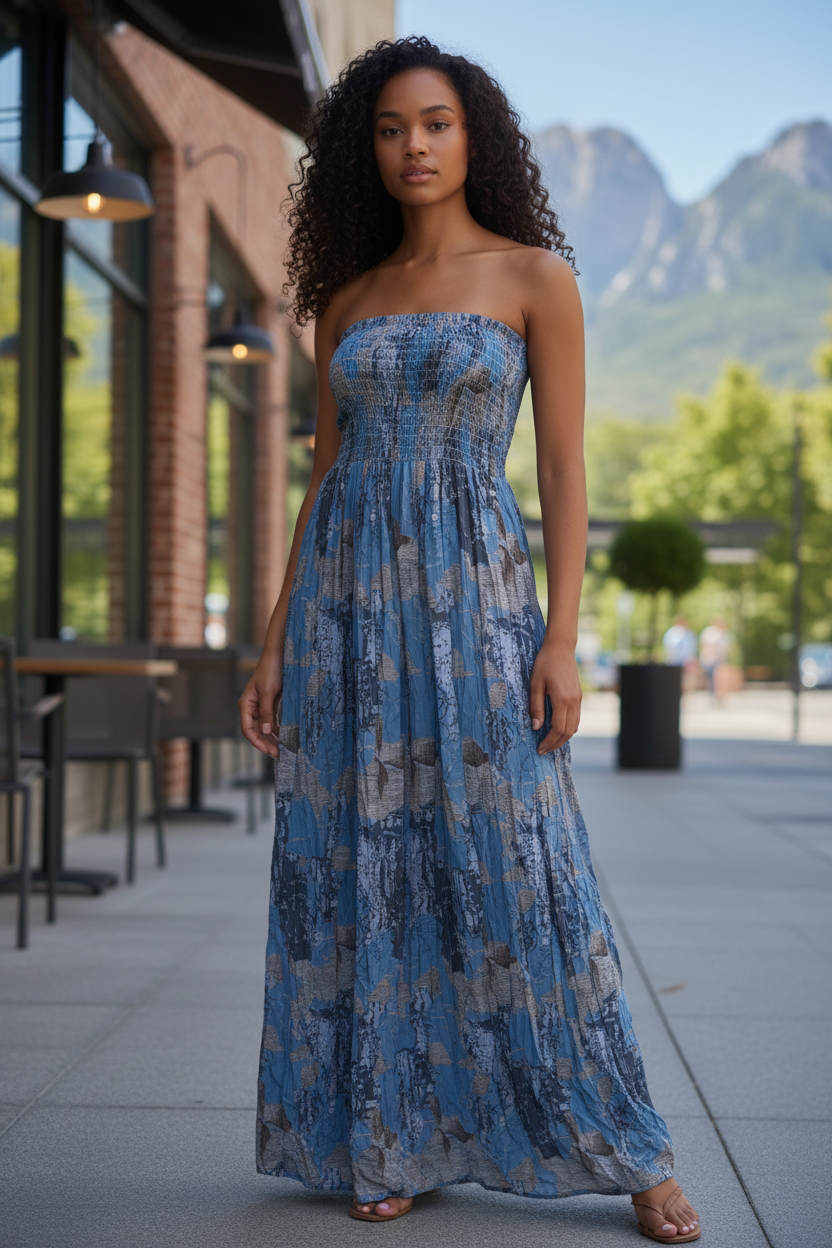 VESTIDO STRAPLESS