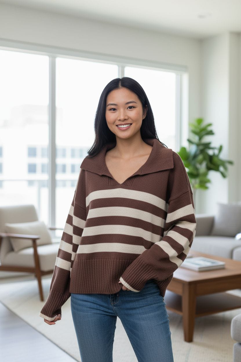 KNITWEAR CAMISA MARINE