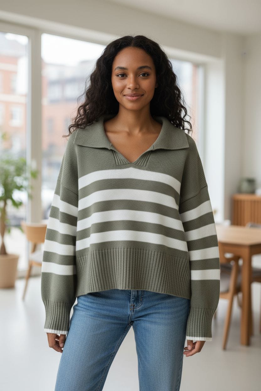 KNITWEAR CAMISA MARINE