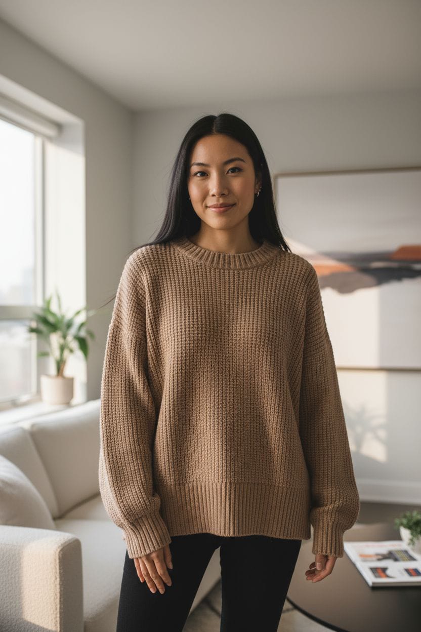 KNITWEAR HILO FELPA COLOR ENTERO