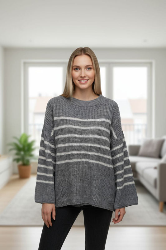 KNITWEAR HILO A RAYAS