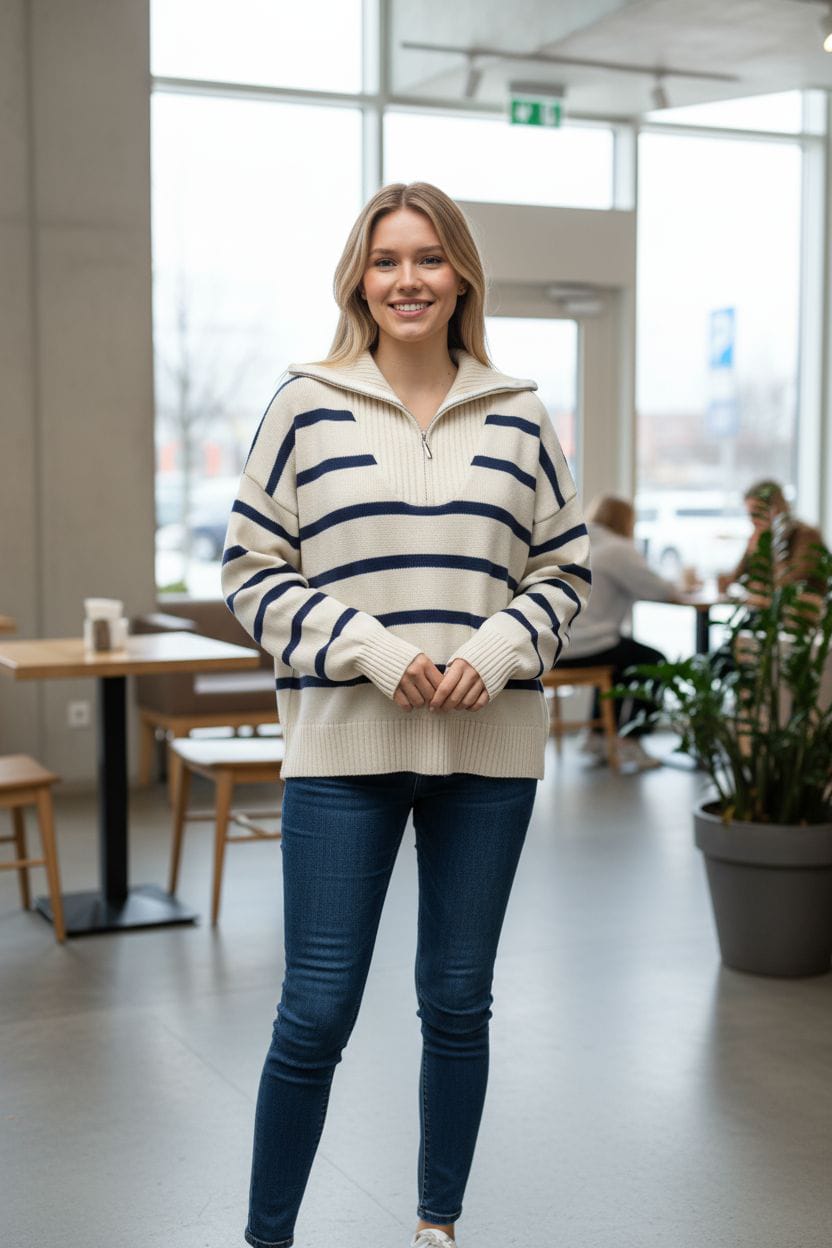 KNITWEAR HILO TACTO A RAYAS