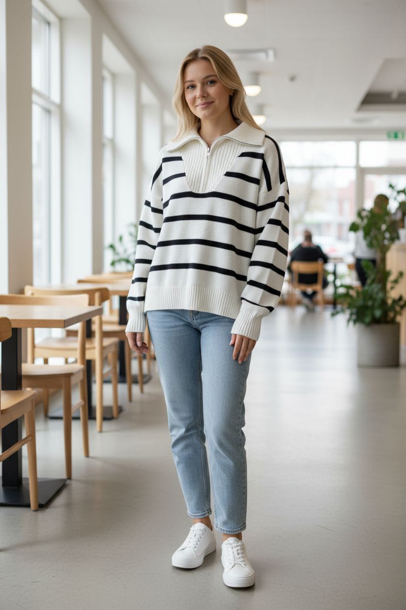 KNITWEAR HILO TACTO A RAYAS